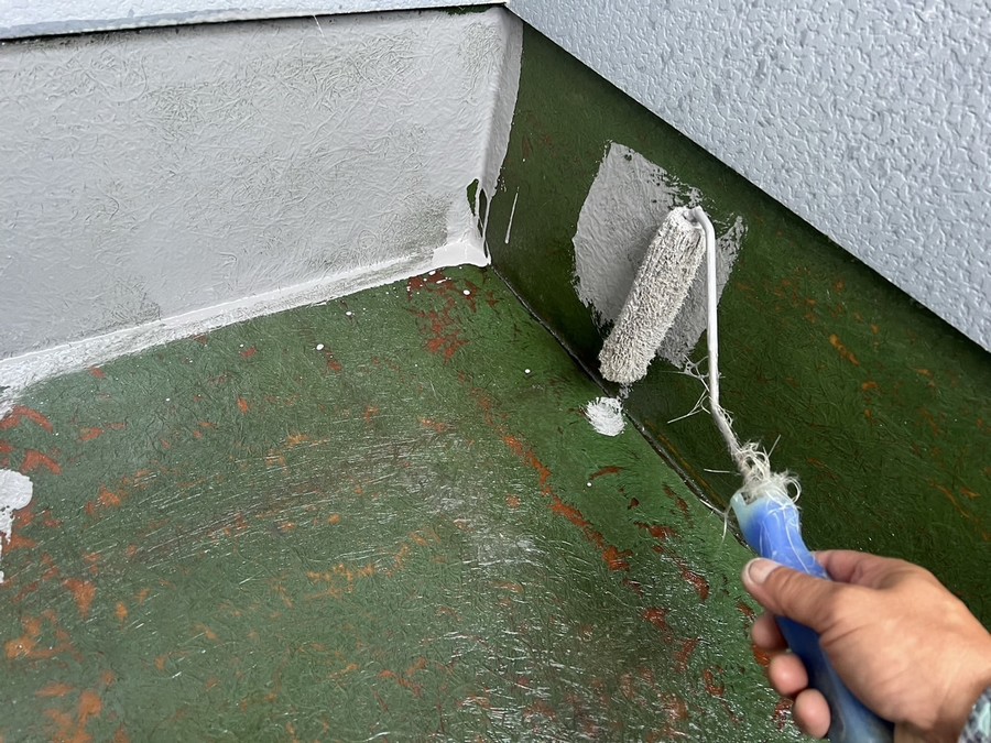 工房ながい　FRP防水　施工画像3